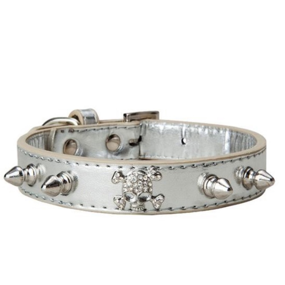 NWT LAZYBONEZZ  DOG “The Skull Collar” small